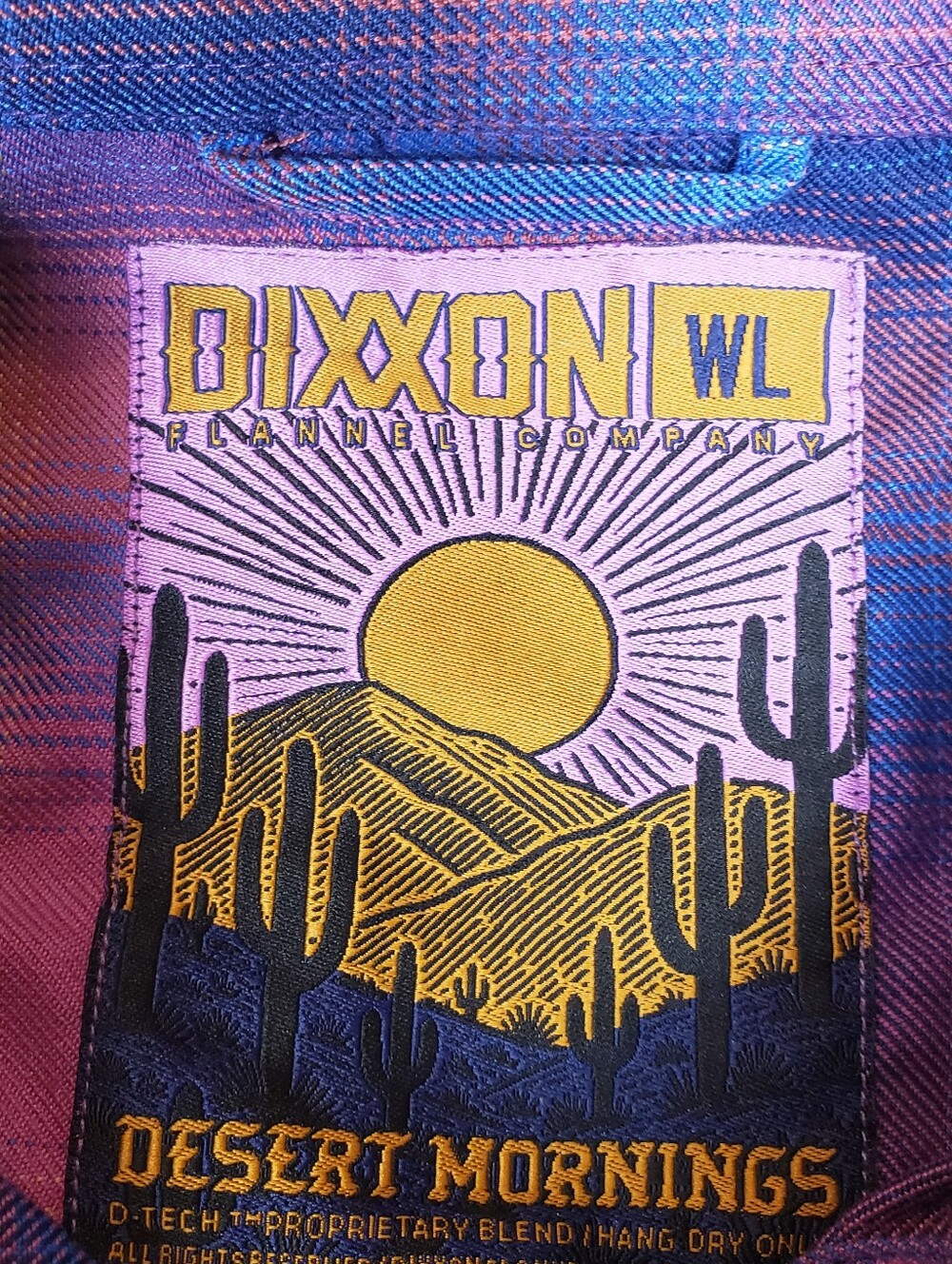 Nwt Women's Large Dixxon “DESERT MORNINGS” WOMEN’S Flannel Shirt - Picture 5 of 12